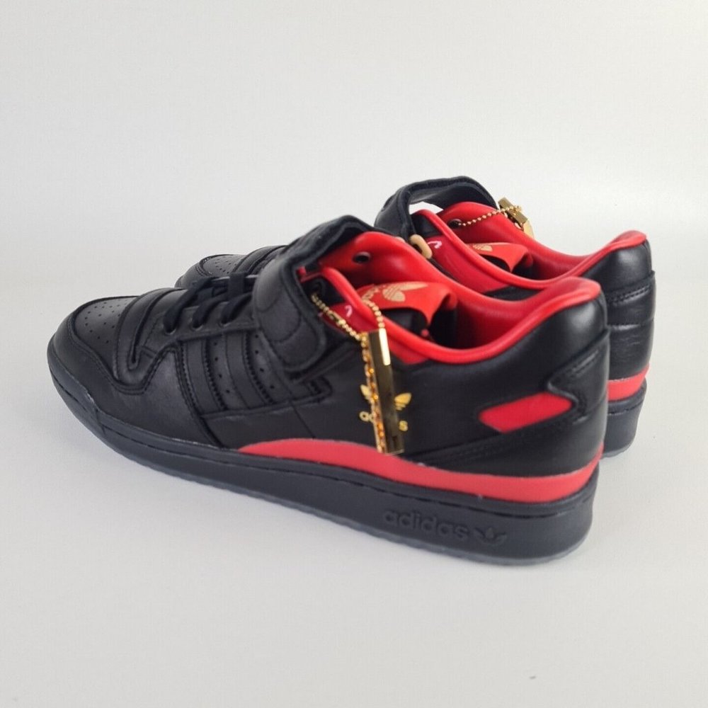 Adidas Circoloco Forum Low Shoes Classic Black Red Men - Picture 6 of 11